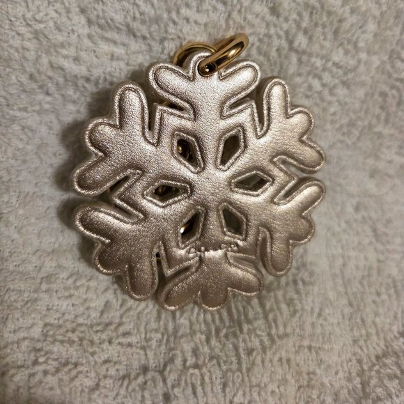 Coach Snowflake Key Fob/Bag Charm - Picture 3 of 4